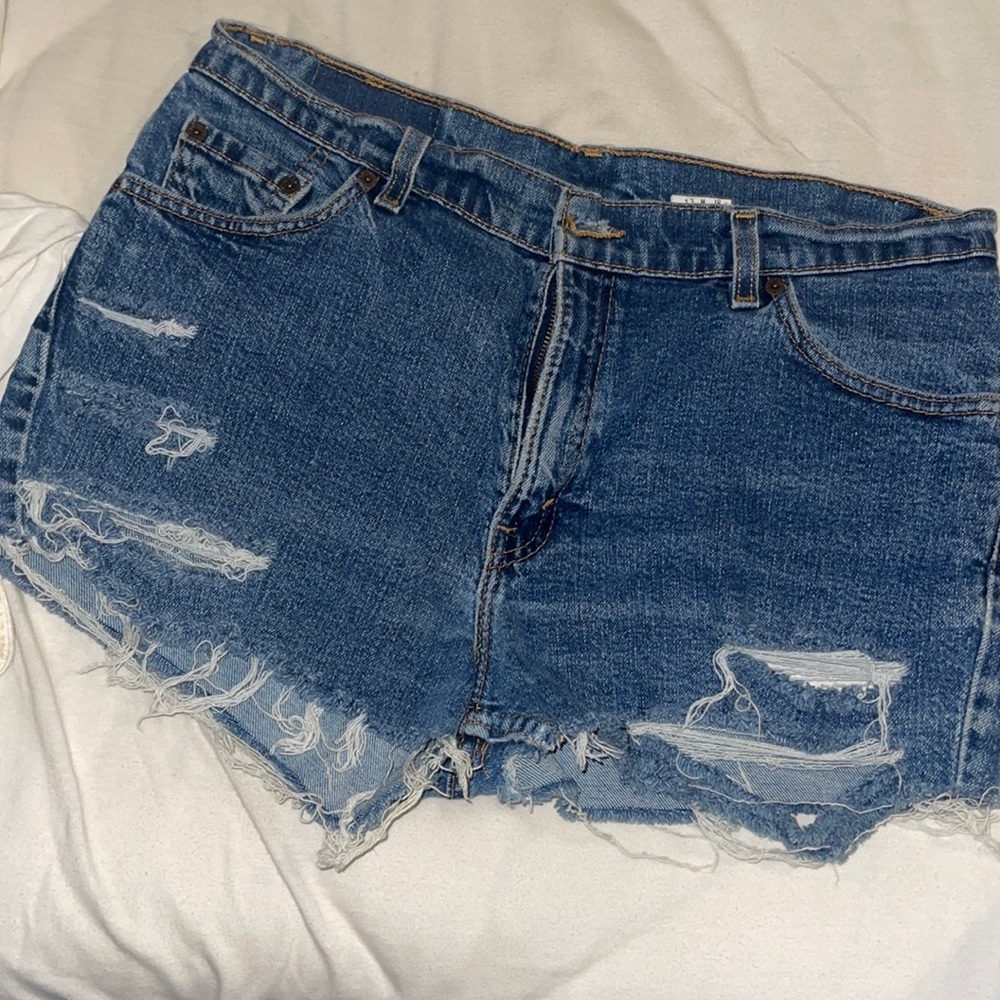 Levis denim shorts